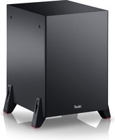 Teufel T 8 Subwoofer - Compacte, universele subwoofer met krachtige bas, 100 watt , zwart