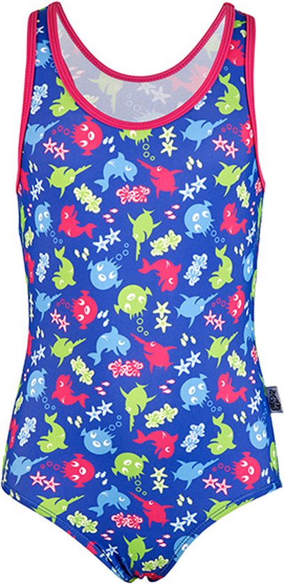 BECO-SEALIFE® maillot de bain fille - UV SPF50+ - bleu - taille 80