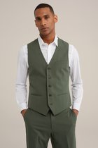 WE Fashion Heren slim fit gilet met stretch