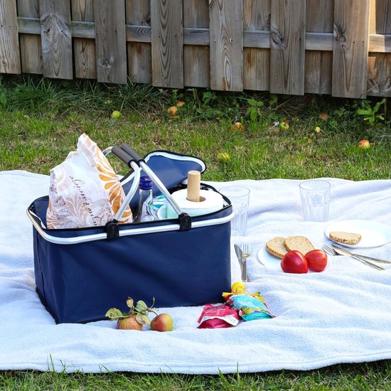 Koeltas Picknickmand Opvouwbare thermische mand voor winkelen en picknicken 46 cm x 28 cm x 24 cm. van KOEL — afbeelding 3