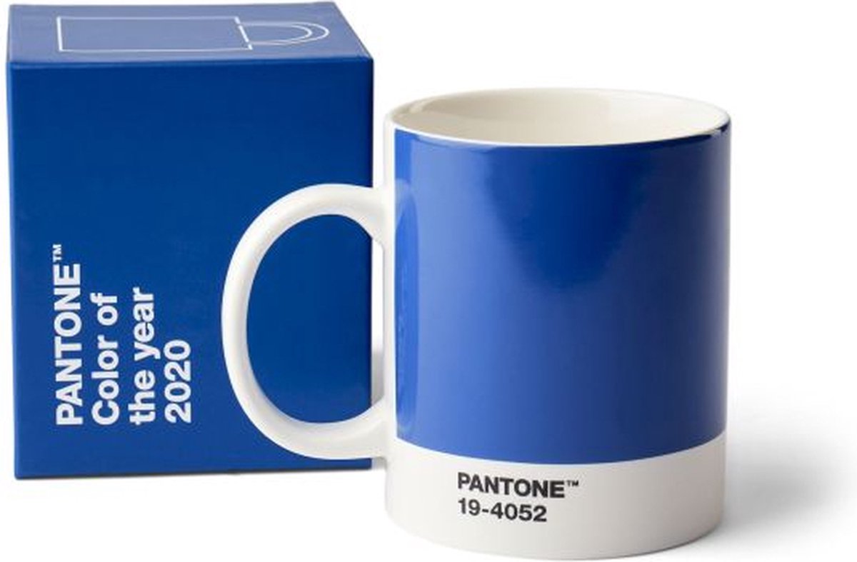 Copenhagen Design - Koffiebeker 375 ml - Classic Blue 19-4052 - Porselein - Blauw
