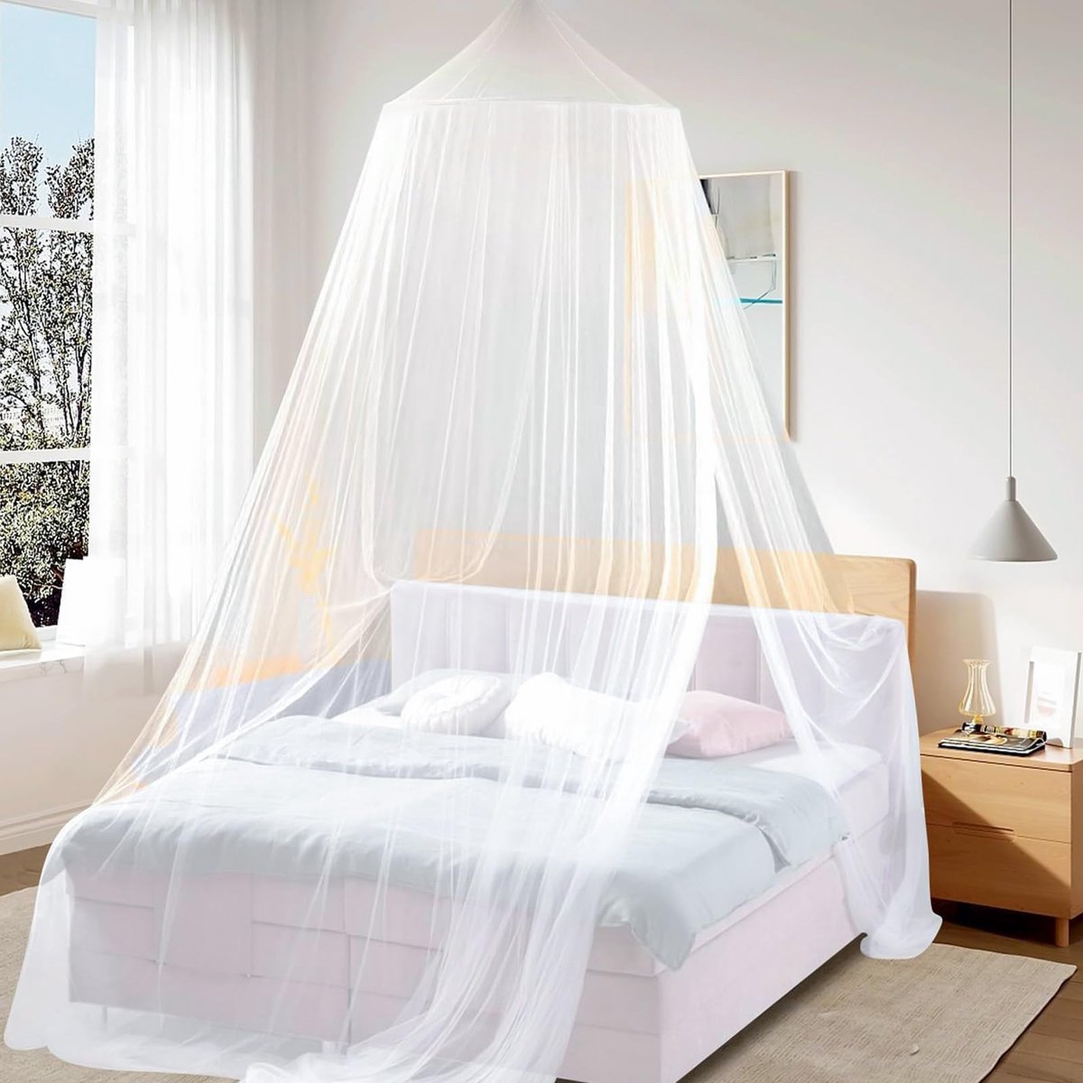 Ibenzoa® Klamboe met Koepeldesign voor Diverse Bedden en Outdoor Avonturen