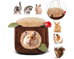 Guinea Pigs Hollow Hammock - Small Animal Hiding - Hamster Hammock - Small Animal Hide - Hamster House - Dwarf Hares - Chinchilla - Hedgehogs - Parrot