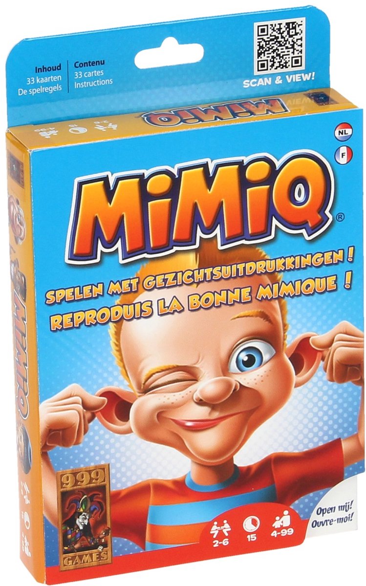 999 Games - Mimiq - Kinderspel - Hilarisch spel - Gezelschapsspel - Familiespel - bevat spelregels in NL en FR — afbeelding 8