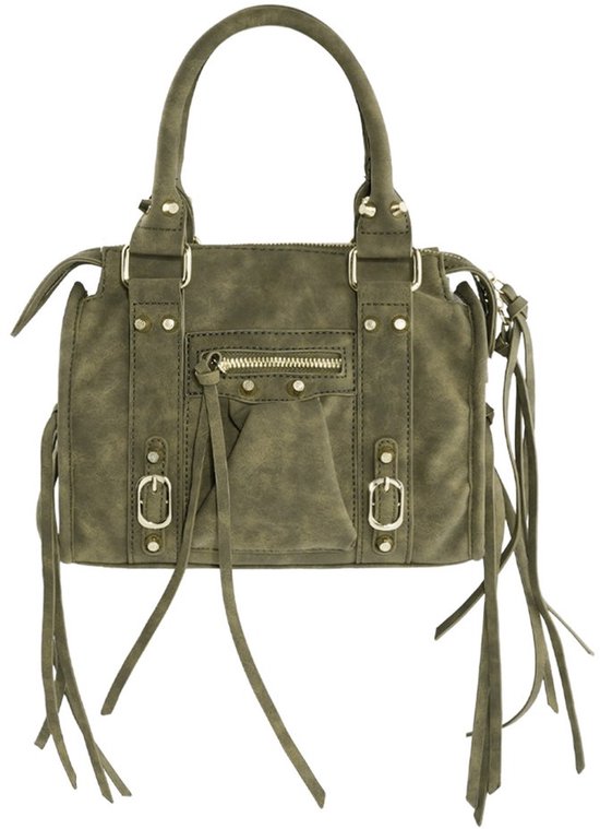 Sac à Bijoutheek Frange Slierten Vert