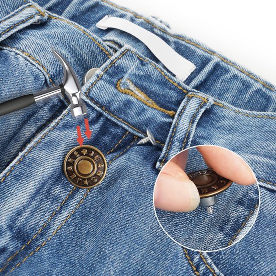 Lot De 12 Rallonges De Bouton Pour Pantalon - Extenseur De Taille élastique Unisexe Pour Jeans, Robes, Vêtements De Maternité