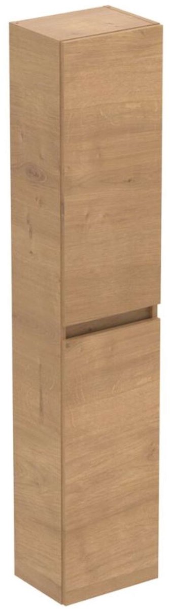 Ideal Standard Eurovit+ - Hoge kast, 150x30x24 cm, 2 deuren, L/R scharnieren, eiken R0268Y8