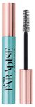 Turquoise mascara koker met rosé gouden dop en borsteltje. "Lash Paradise Waterproof" staat erop.
