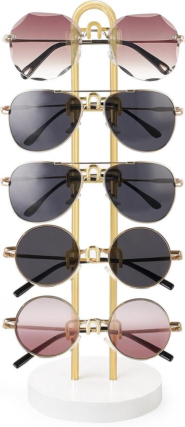 UKCOCO 20 Stuks Minibrilletjes – Gouden & Zwart Metalen Rond Frame Voor Poppen, Knutselwerkjes En Fotorekwisieten