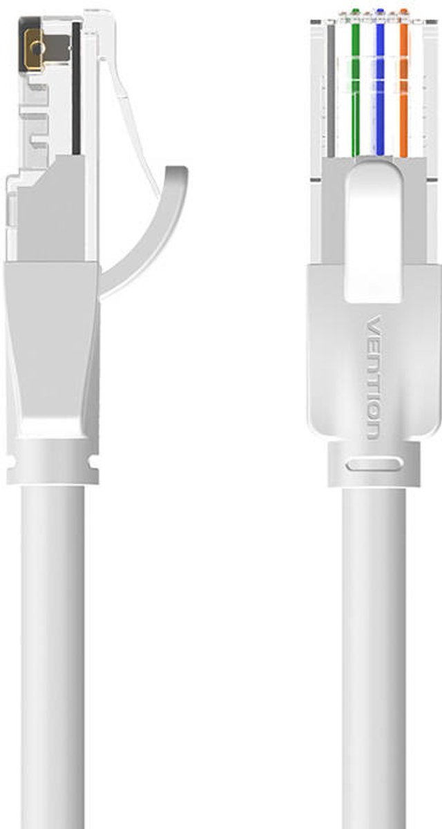 Vention Rj45 Patchcord Kabel Voor Laptop Router Switch Pc Ethernet 1 5M Grijs