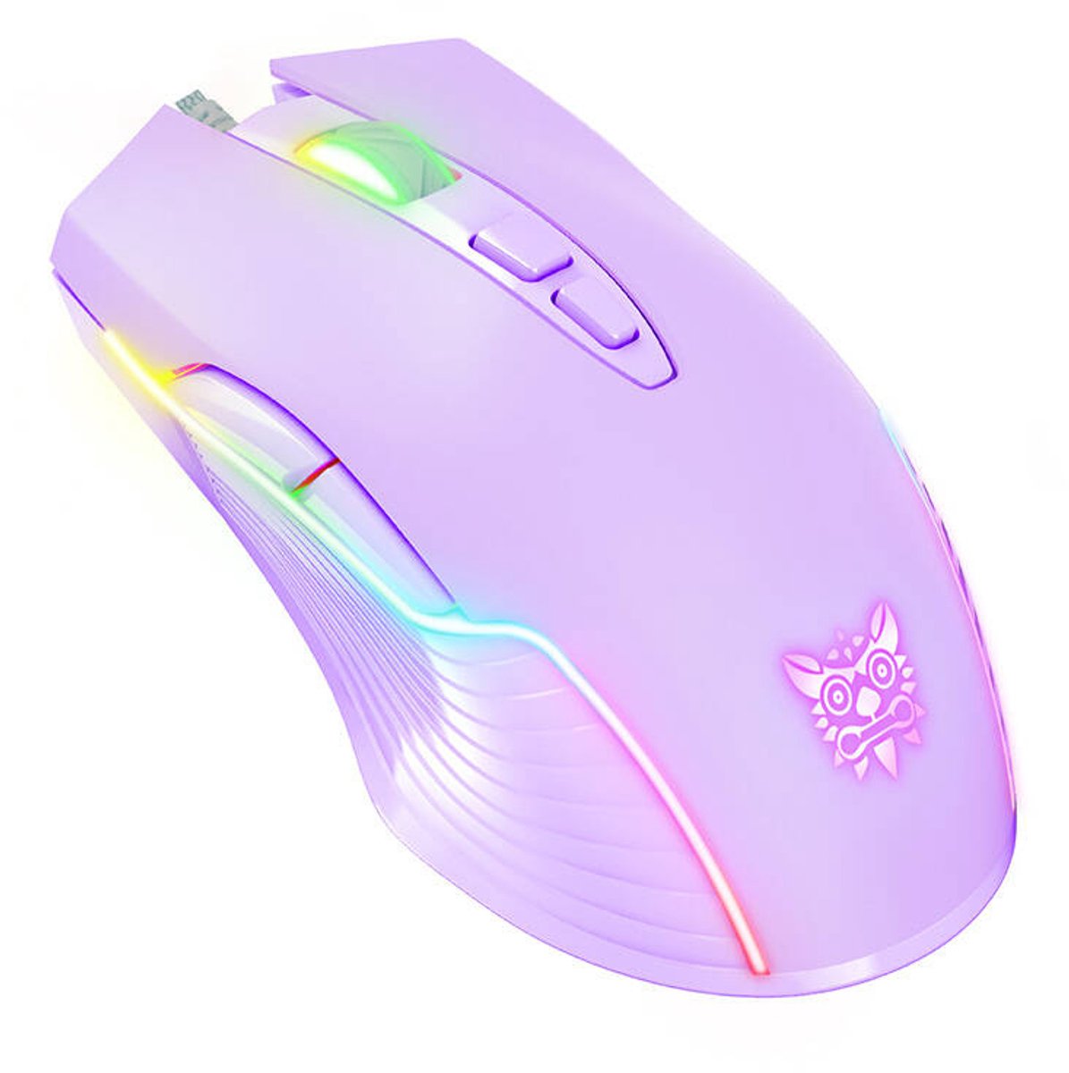 ONIKUMA CW905 6400 DPI Wired Gaming - Paars gaming muis