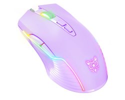 ONIKUMA CW905 6400 DPI Wired Gaming – Paars gaming muis