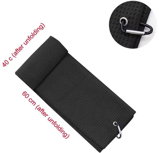 Golf Accessoires Pakket - Golfclub Reinigingsborstel en Handdoek - 2 stuks van GOLF — afbeelding 3