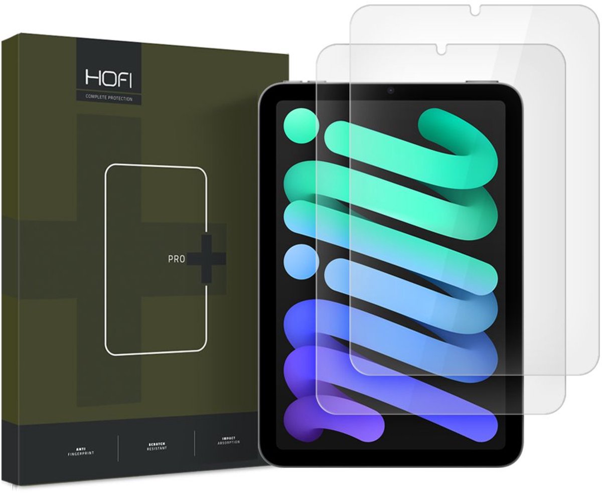 Hofi Gehard Glas Voor Ipad Mini 8.3 6 7 2021-2024 2-Delig Anti-Kras