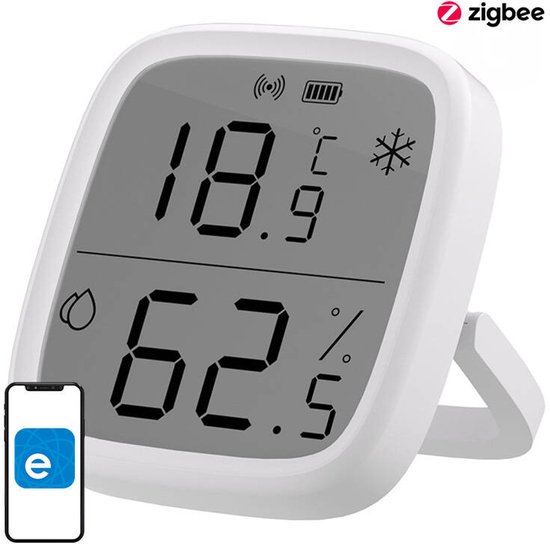 Sonoff SNZB-02D Zigbee LCD Smart Temperatuur & Luchtvochtigheid sensor