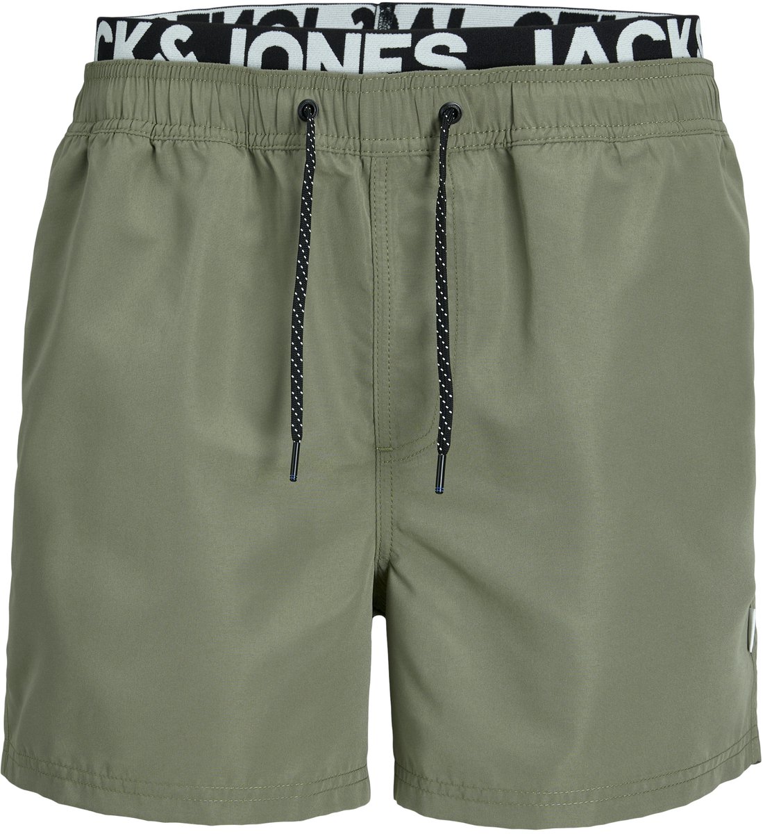 Merkloze Zwemshorts Heren - Duurzaam Gerecycled Polyester - Groen