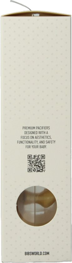 Bibs Blush/Woodchuck 6-18 Mois 2 Pièces Sucette Anatomique 2211421