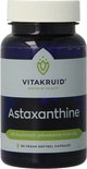 Paarse pot met 60 vegan capsules. Label met informatie over gebruik en bewaren.