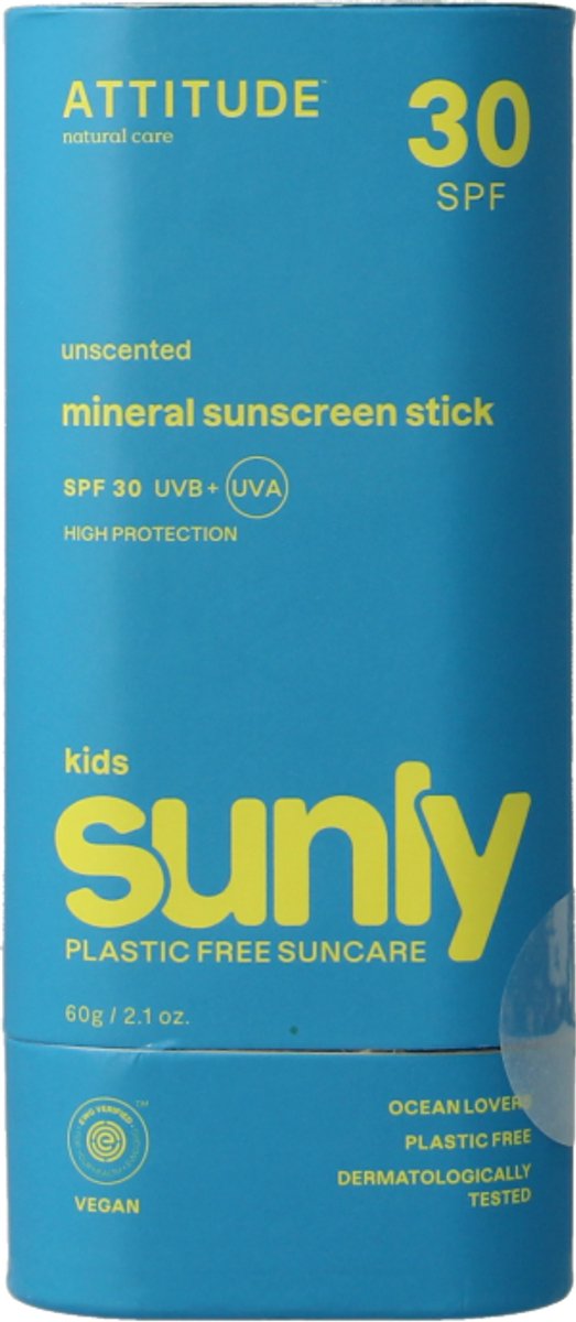 Attitude zonnebrandstick - baby & kind - SPF 30 - ongeparfumeerd van Attitude — afbeelding 4