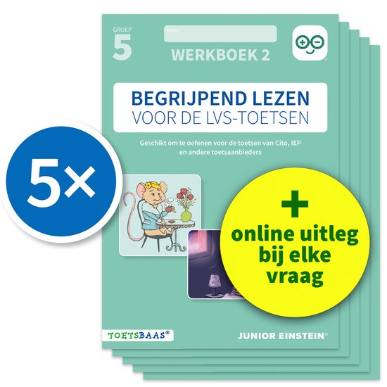 Deel 2 2 - Begrijpend lezen voor de LVS-toetsen - Groep 5 -  ... - cover