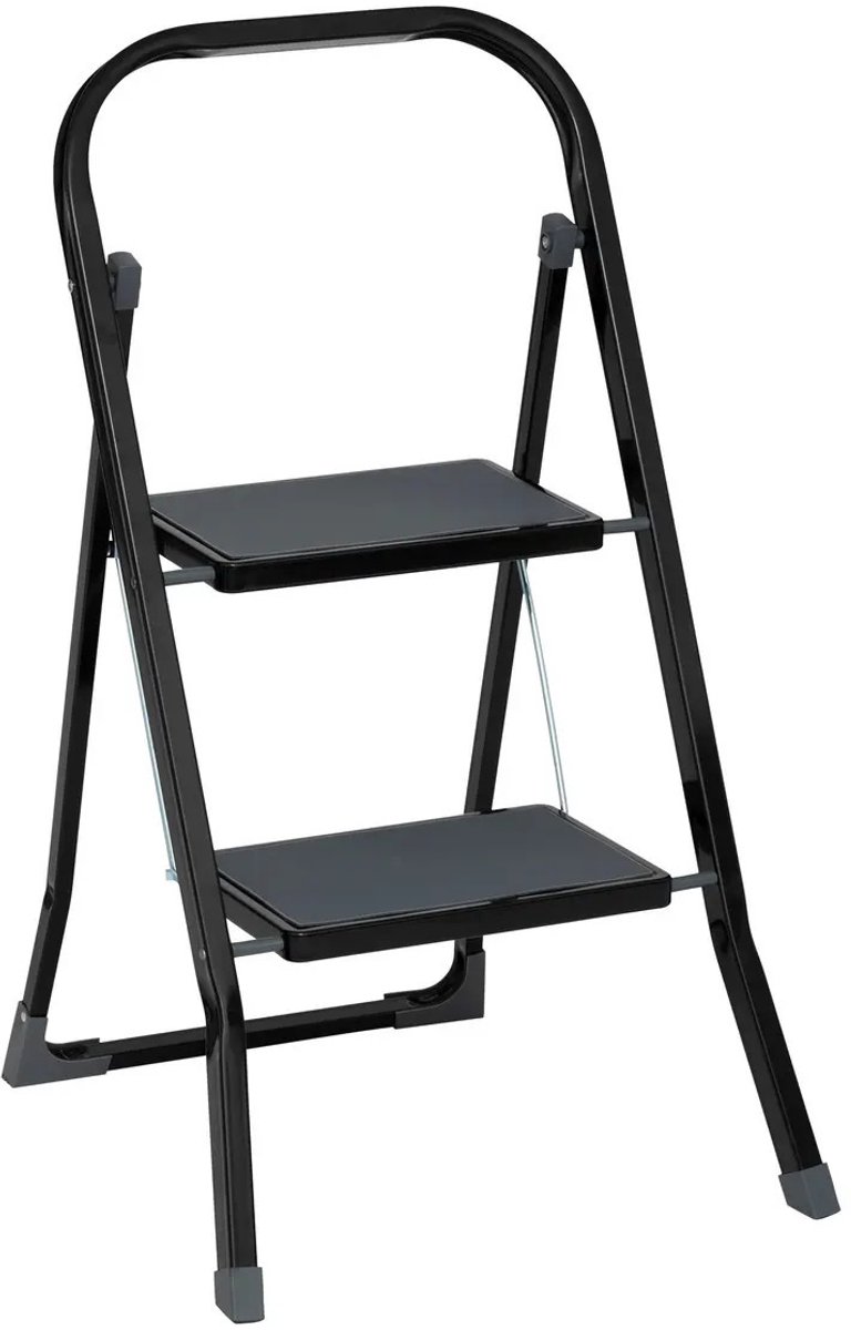 Cecaylie Telescopische ladder, aluminium, multifunctionele ladder, 4,4 m, met 2 afneembare haken, telescopische ladder, belastbaar tot 150 kg, antislip, zilver
