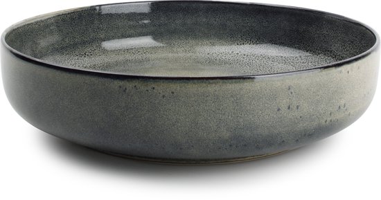 Plat de service S&P MERIDIAN Ø 28cm gris-vert