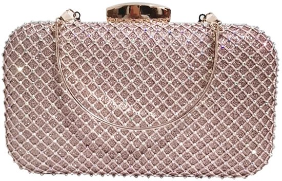 CORIOS Kleine Avondtas voor Vrouwen Glitter Clutch Bag Sparkly Handtas