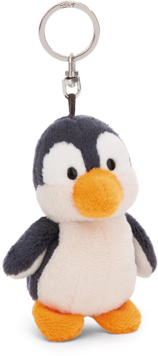NICI Pinguïn Sleutelhanger 10cm - grijs - Trouwe metgezel voor rugzak of tas, sleutelhanger voor klein en groot | 61854