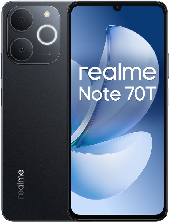 【新品未開封】realme 70T 4GB/128GB Realme NOTE 70T - 4GB/128GB - Zwart | bol