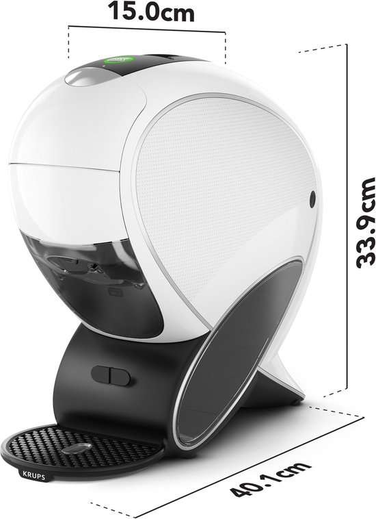 KRUPS KP240B10 Nescafé Dolce Gusto Genio S Grey - Kávovar na kapsuly