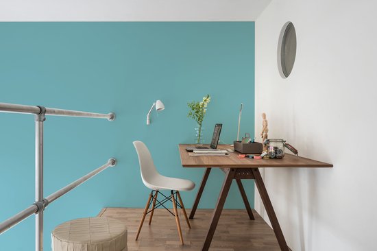 Levis EasyClean - Peinture de mélange contre les rayures noires - Mat - Shady Blue B40 - 5L