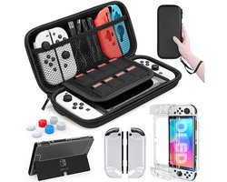 Geschik voor Nintendo Switch OLED-compatibel hoesje met accessoires
