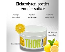 Daily Hydration - Electrolyte powder (70 portions - elektrolyten poeder) - Lemon, zero sugar - Thor Hydration