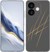 Cazy Hoesje geschikt voor Oppo A40 / A40m / A60 (5G) Hoesje Siliconen - Elegant Touch