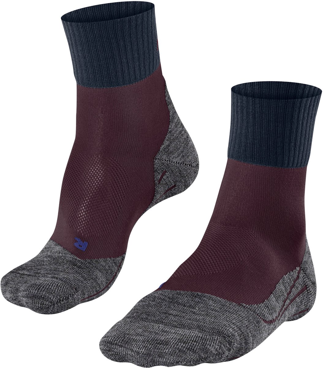 FALKE TK2 Cool Short anti-blaar dik lyocell functioneel materiaal wandelsokken heren Rood