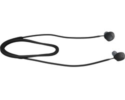 kwmobile Strap Compatible with Sony WF-C700N - Silicone Cord Holder for Wireless Earphones - Black
