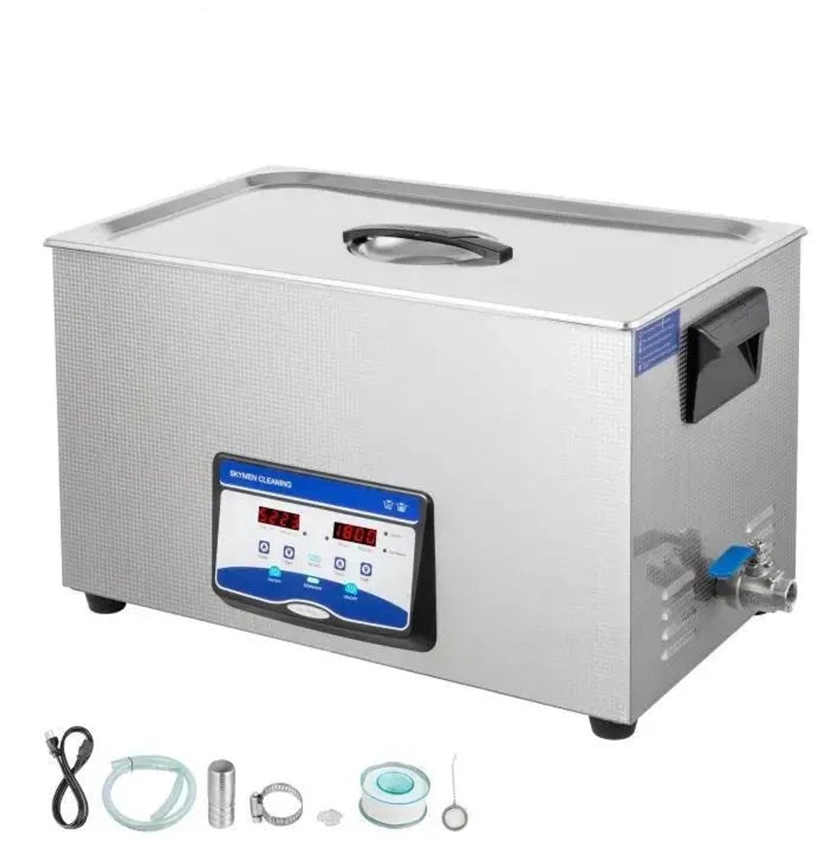 Ultrasoonreiniger - Ultra Sonic Cleaner - Wasmachine - 3.2L - met Ontgassingsfunctie - Ultrasoonreiniger Glazen