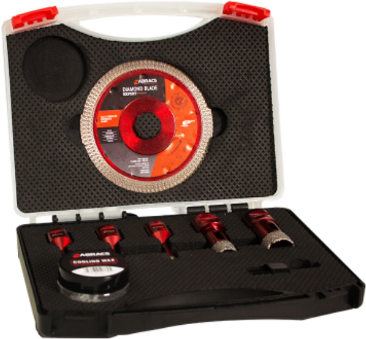 Abracs 8-delige M14 Tegelboren & Zaagbladen Set