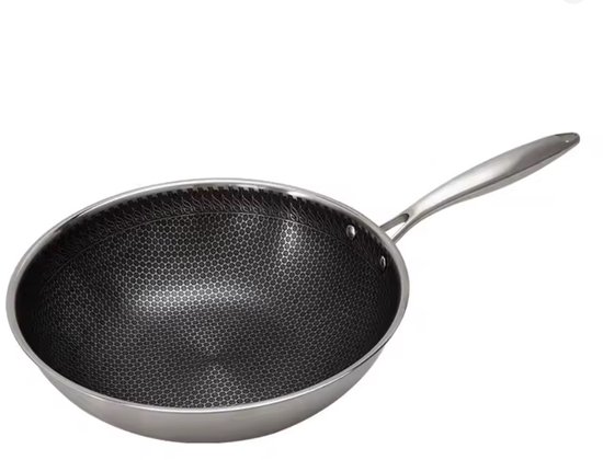 Grijze - Anti-aanbaklaag - Stalen - Inductie - 32 cm - Koekenpan
