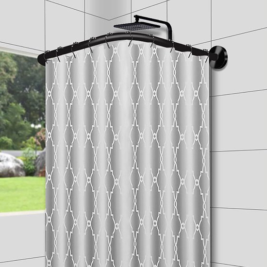 Sealskin Stang Douchegordijnstang verstelbaar 155-255cm Wit