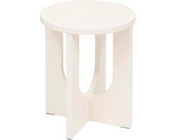 Bijzettafel Ø 40 cm Romy Ivoor