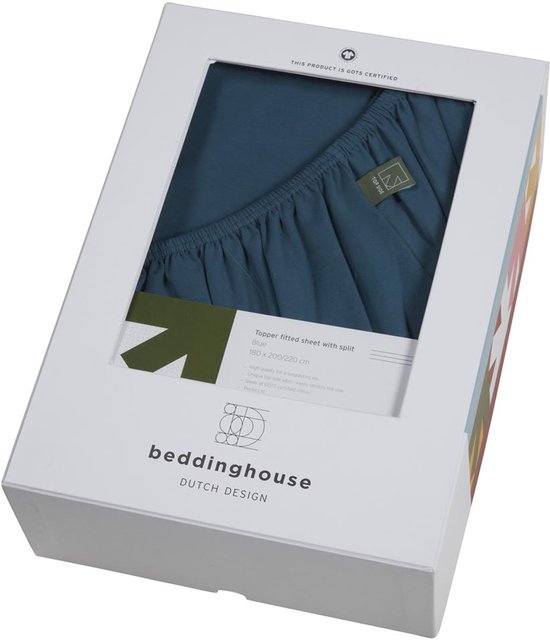 Beddinghouse Dutch Design Jersey - Splittopper Hoeslaken - 200x220 - Zand
