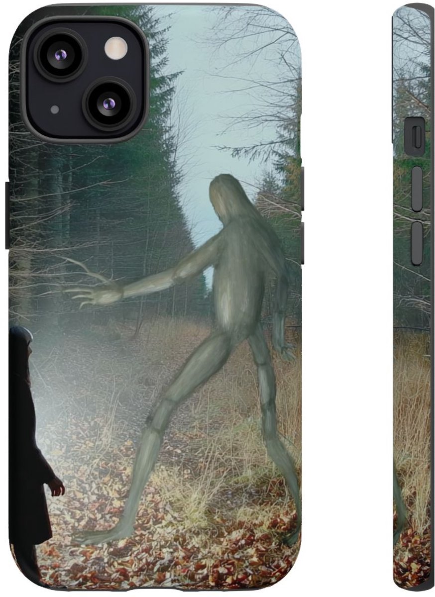 Mysterieuze Bosontmoeting – Telefoonhoesje Geschikt voor iPhone 13