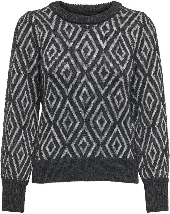 Only Trui Onlfie Ls O-neck Glitter Knt 15332139 Black/silver Dames Maat - S