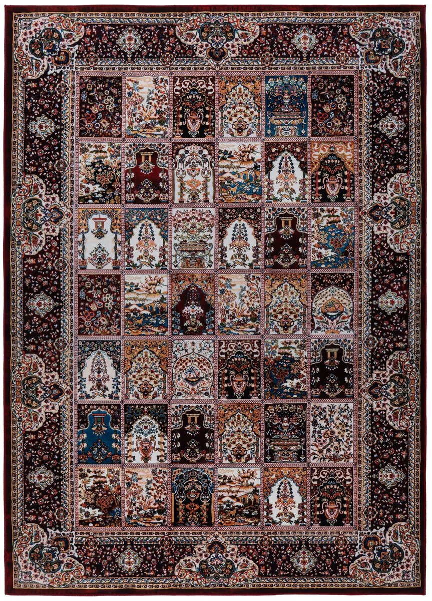 Muratap Dunya 1001 Klassiek Vloerkleed Rood- 160x230 CM