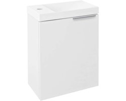 Sapho Latus - Wastafelkast 39x50x22 cm, 1 deuren L/R, wit LT110-3030