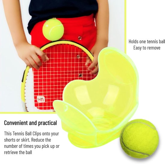 Clip De Ceinture Pour Balle De Tennis PATIKIL – ABS Durable, Taille 68 X 65 Mm, Pour Entraînement Et Match, Équipement Sportif