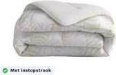 Zelesta Royalbed Oak Leafs 140x200 - Dekbed zonder overtrek - met Instopstrook - Wasbaar dekbed met Vaste Overtrek - All year zomerdekbed & winterdekbed