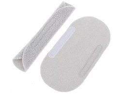Strap Covers voor CPAP - Comfort Pads en Face Pads - Cushion Covers - compatibel met de meeste grijze volledige hoofdbedekkingen