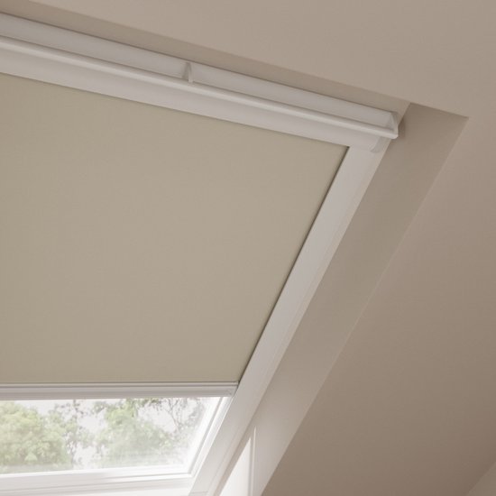 Store enrouleur Trend Radeco® pour fenêtre de toit - Occultant - Sable - pour Velux : M04/304/1